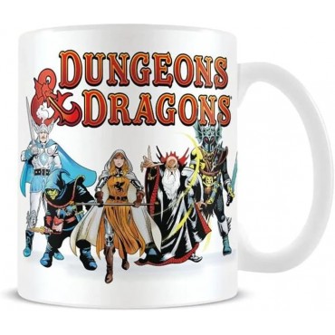 Taza Dragones & Mazmorras Dungeons & Dragons Retro Cerámica 315 mls