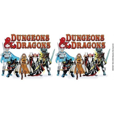 Taza Dragones & Mazmorras Dungeons & Dragons Retro Cerámica 315 mls