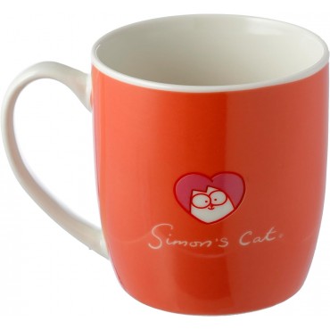 Taza Simon's Cat San Valentín Rosa 300 mls