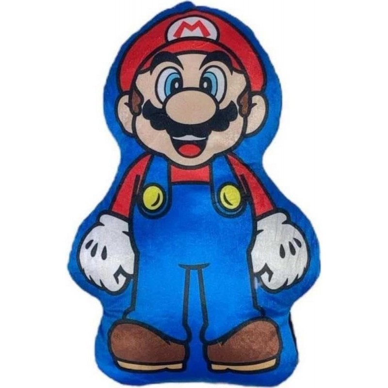 Cojín Super Mario Bros Nintendo Peluche 3D 33 cms