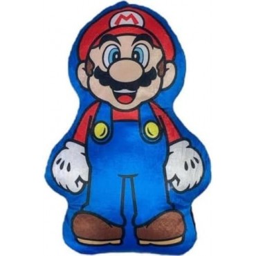 Cojín Super Mario Bros Nintendo Peluche 3D 33 cms