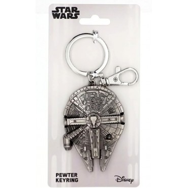 Llavero Halcón Milenario Star Wars Metálico