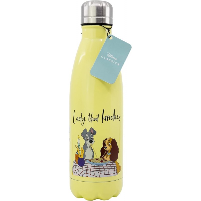 Botella Acero Inoxidable La Dama Y El Vagabundo Disney 780 mls