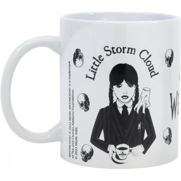 Taza Nevermore Wednesday Cerámica 325 mls 