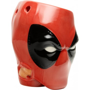 Bote Para Bolígrafos O Planta Deadpool Marvel Cerámica 13 cms