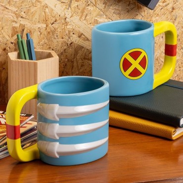 Taza 3D Garra De Lobezno X-Men 97 Marvel Cerámica 350 mls