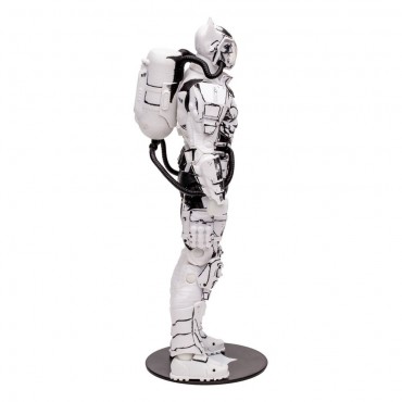 Figura Batman Hazmat Suit Justice League The Amazo Virus Edición Limitada DC Sketch Edition Articulada 18 cms