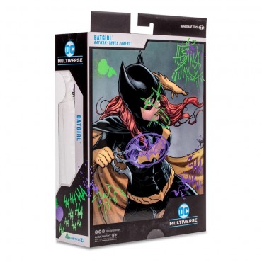 Figura Batgirl Jokerized Three Jokers DC Articulada 18 cms