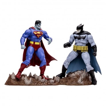 Set Figuras Bizarro Y Batzarro DC Multiverse Articuladas 18 cms