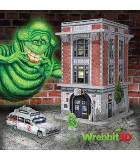 Puzle 3D Estación De Bomberos Cuartel De Los Cazafantasmas 500 Piezas