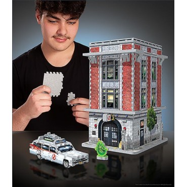 Puzle 3D Estación De Bomberos Cuartel De Los Cazafantasmas 500 Piezas