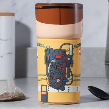 Taza Con Forma De Ray Stantz Cazafantasmas Cerámica 400 mls