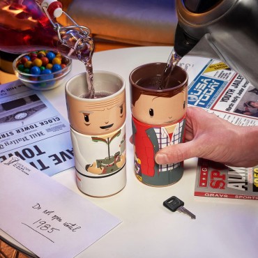 Taza Con Forma De Marty McFly Regreso Al Futuro Cerámica 400 mls