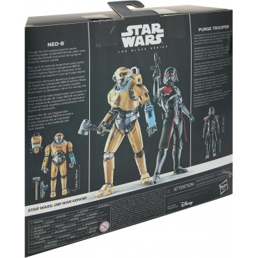 Set 2 Figuras Ned-B & Purge Trooper Star Wars Obi Wan Kenobi Articuladas 15 cms