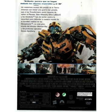 Transformers: El Lado Oscuro de la Luna 2011 [DVD]