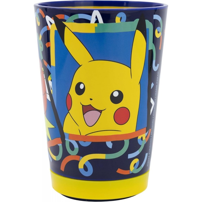 Vaso Pokémon Doodle Antivuelco 470 mls