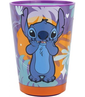 Vaso Stitch Aloha Disney Antivuelco 470 mls