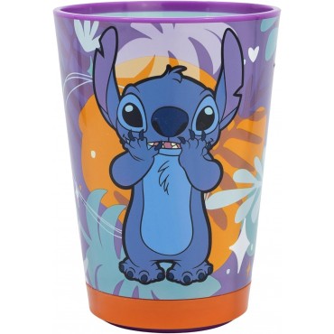 Vaso Stitch Aloha Disney Antivuelco 470 mls