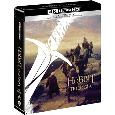 El Hobbit: Un Viaje Inesperado + el Hobbit: la Desolación de Smaug + el Hobbit: la Batalla de los Cinco Ejércitos [4K UHD,Blu-ra