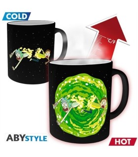 Taza Rick & Morty Cambia Con El Calor Cerámia 320 mls