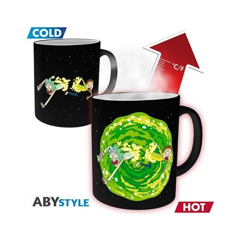 Taza Rick & Morty Cambia Con El Calor Cerámia 320 mls 