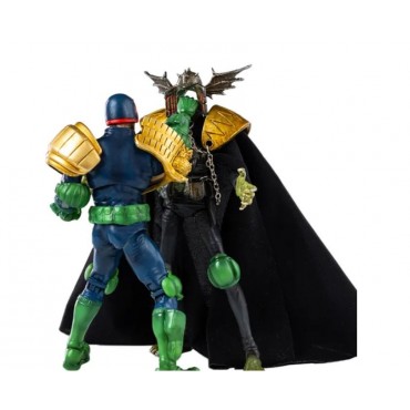 Figura Judge Dredd Gaze Into The Fist Of Dredd Exquisite Mini Articulada 10 cms