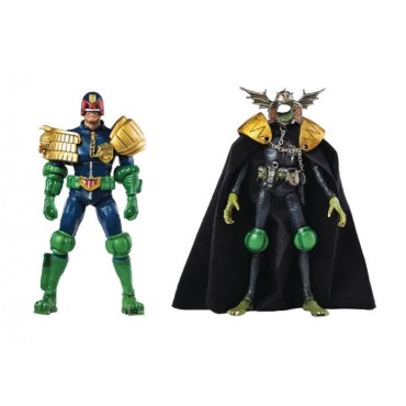 Figura Judge Dredd Gaze Into The Fist Of Dredd Exquisite Mini Articulada 10 cms