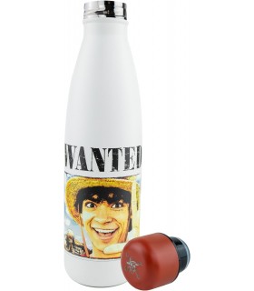Botella Metálica Cartel Se Busca Monkey D. Luffy One Piece 500 mls