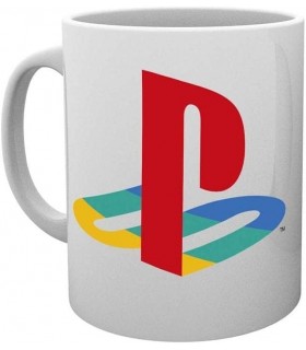Taza Logo Colores Play Station Cerámica 320 mls