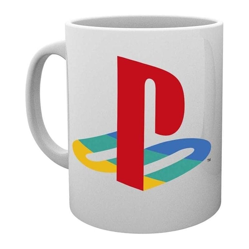 Taza Logo Colores Play Station Cerámica 320 mls