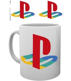 Taza Logo Colores Play Station Cerámica 320 mls