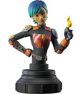 Mini Busto Sabine Wren Star Wars Rebels Estatua Edición Limitada 15 cms