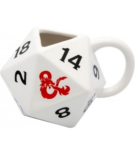 Taza 3D Dado Dungeons & Dragons Dragones & Mazmorras Cerámica 350 mls