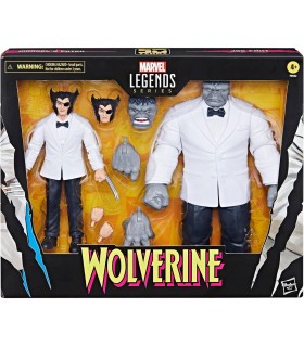 Set 2 Figuras Patch & Joe Fixit Wolverine X-Men Marvel Legends Articuladas 15 cms