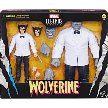 Set 2 Figuras Patch & Joe Fixit Wolverine X-Men Marvel Legends Articuladas 15 cms