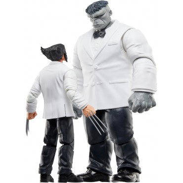 Set 2 Figuras Patch & Joe Fixit Wolverine X-Men Marvel Legends Articuladas 15 cms