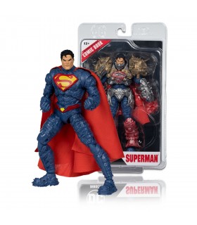 Figura Superman Con Cómic DC Page Punchers Articulada 18 cms