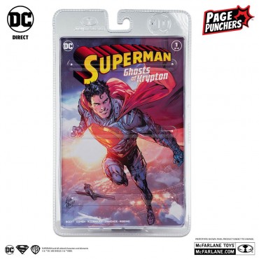 Figura Superman Con Cómic DC Page Punchers Articulada 18 cms