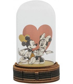 Cápsula Decorativa Mickey Y Minnie Mouse Disney 11 cms