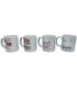 Set 4 Tazas Espresso Friends Cerámica 150 mls