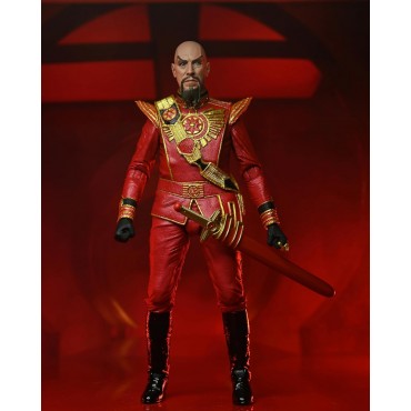 Figura Ultimate Ming The Merciless Red Military Outfit Flash Gordon Articulada 18 cms
