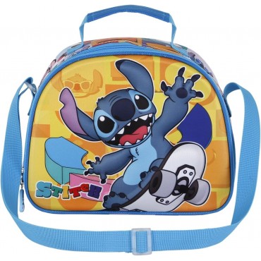 Bolsa Portameriendas 3D Stitch Skater Lilo & Stitch Disney 