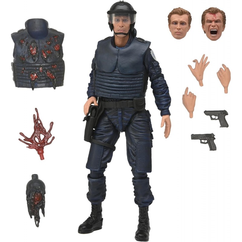 Figura Ultimate Alex J. Murphy Con Uniforme Robocop Articulada 18 cms