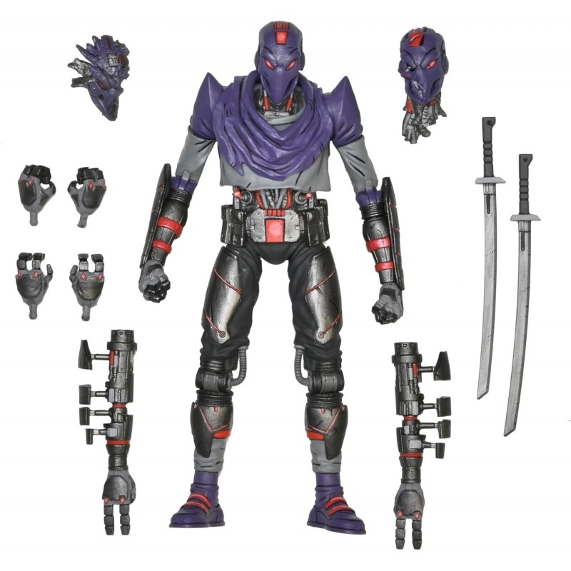 Figura Ultimate FootBot Las Tortugas Ninja The Last Ronin TMNT Articulada 18 cms