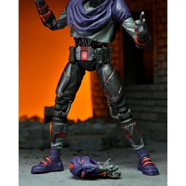 Figura Ultimate FootBot Las Tortugas Ninja The Last Ronin TMNT Articulada 18 cms