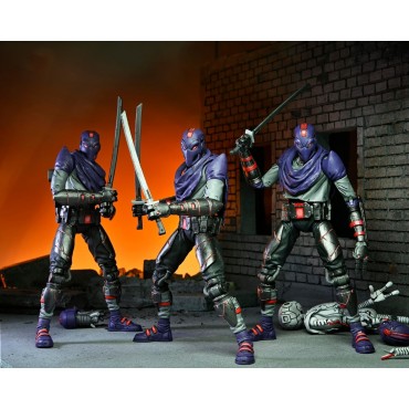 Figura Ultimate FootBot Las Tortugas Ninja The Last Ronin TMNT Articulada 18 cms