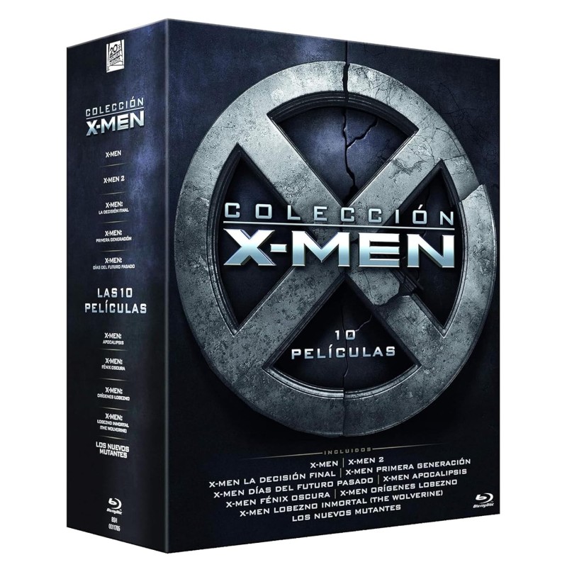 X-MEN Coleccion - Pack 10 (Blu-ray): X-Men/ X-Men 2/ La Decision Final/ Primera Generacion/ Dias del Futuro Pasado/ Apocalipsis/