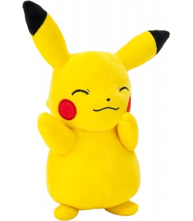 Peluche Pikachu Ojos Cerrados Pokémon 20 cms