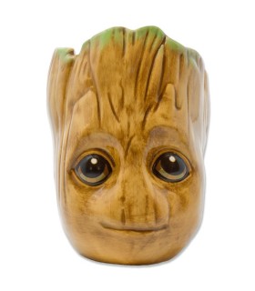 Taza Baby Groot 3D Cerámica 400 mls