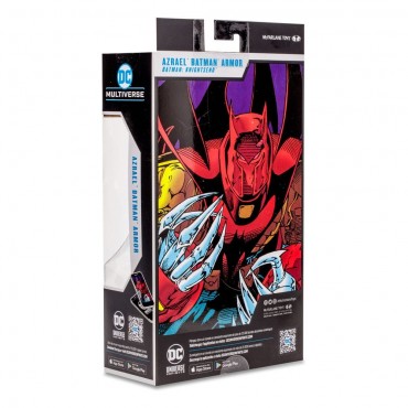 Figura Azrael Batman Armor Knightsend DC Multiverse Articulada 18 cms